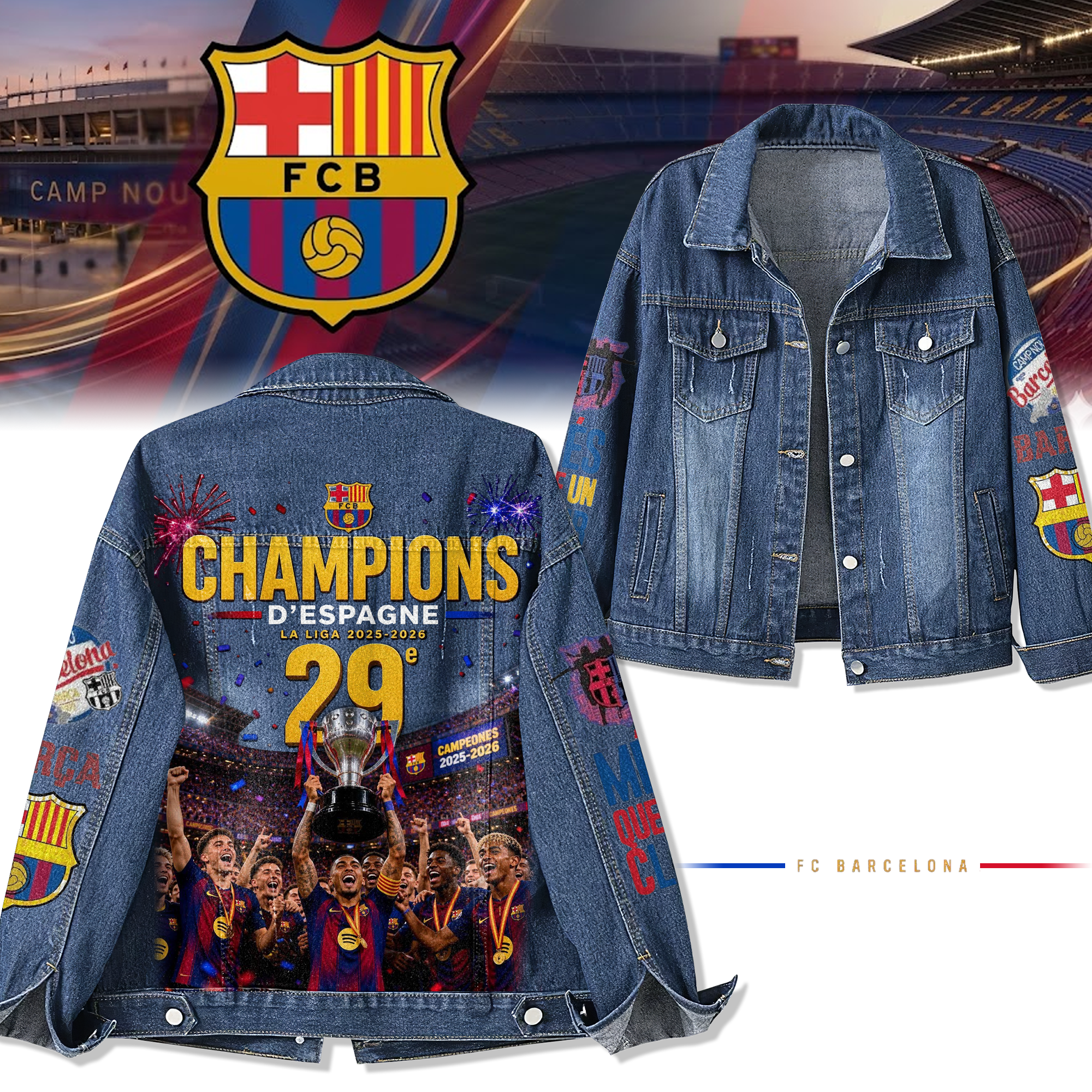 Premium BAR Denim Jacket TNSM