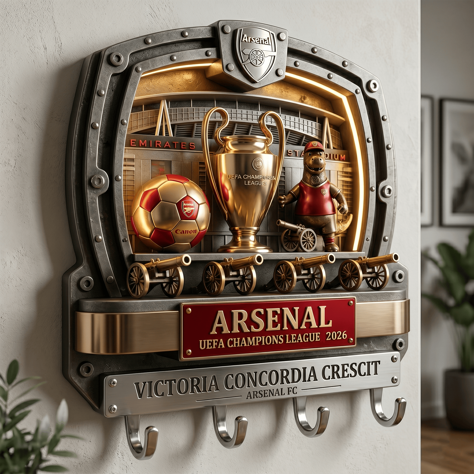 ARS WALL-MOUNTED KEY HOLDER LNTH