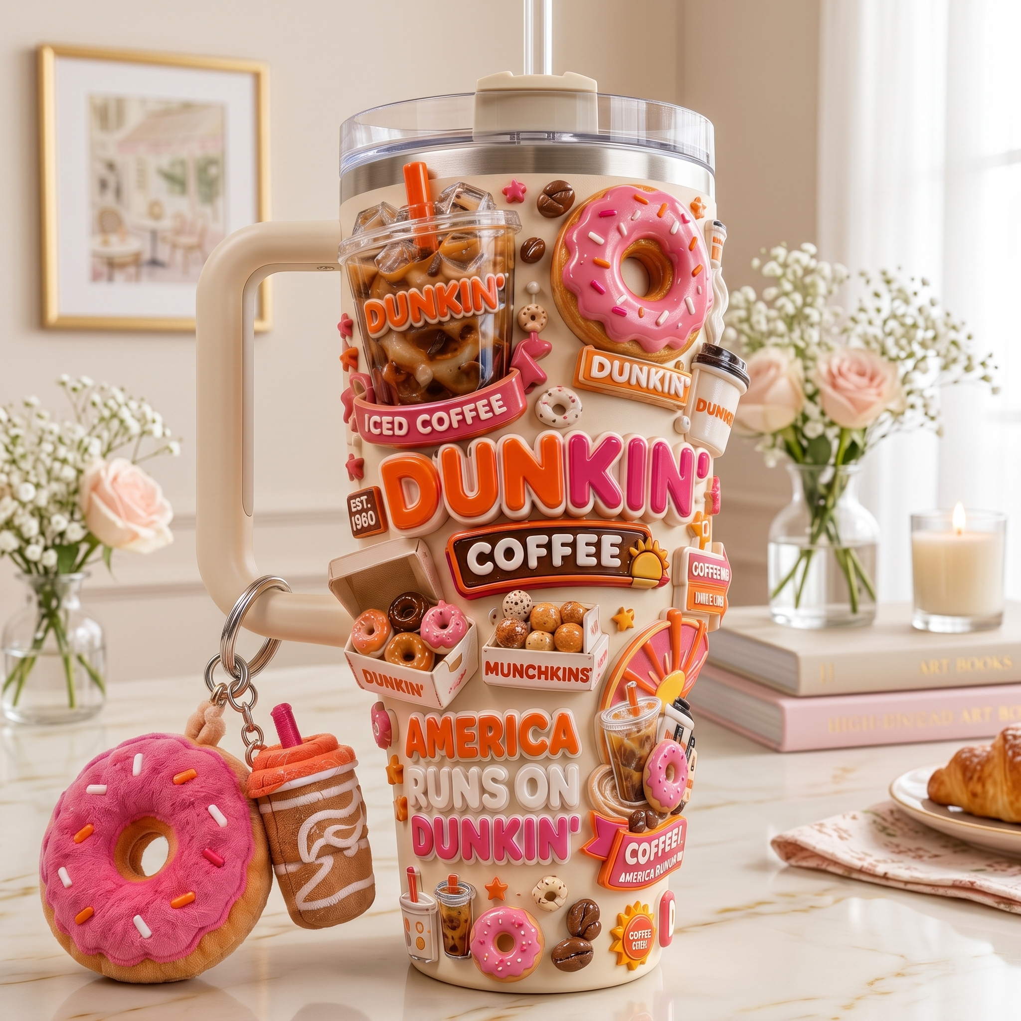DKDN 40oz Tumbler With Handle HTTT