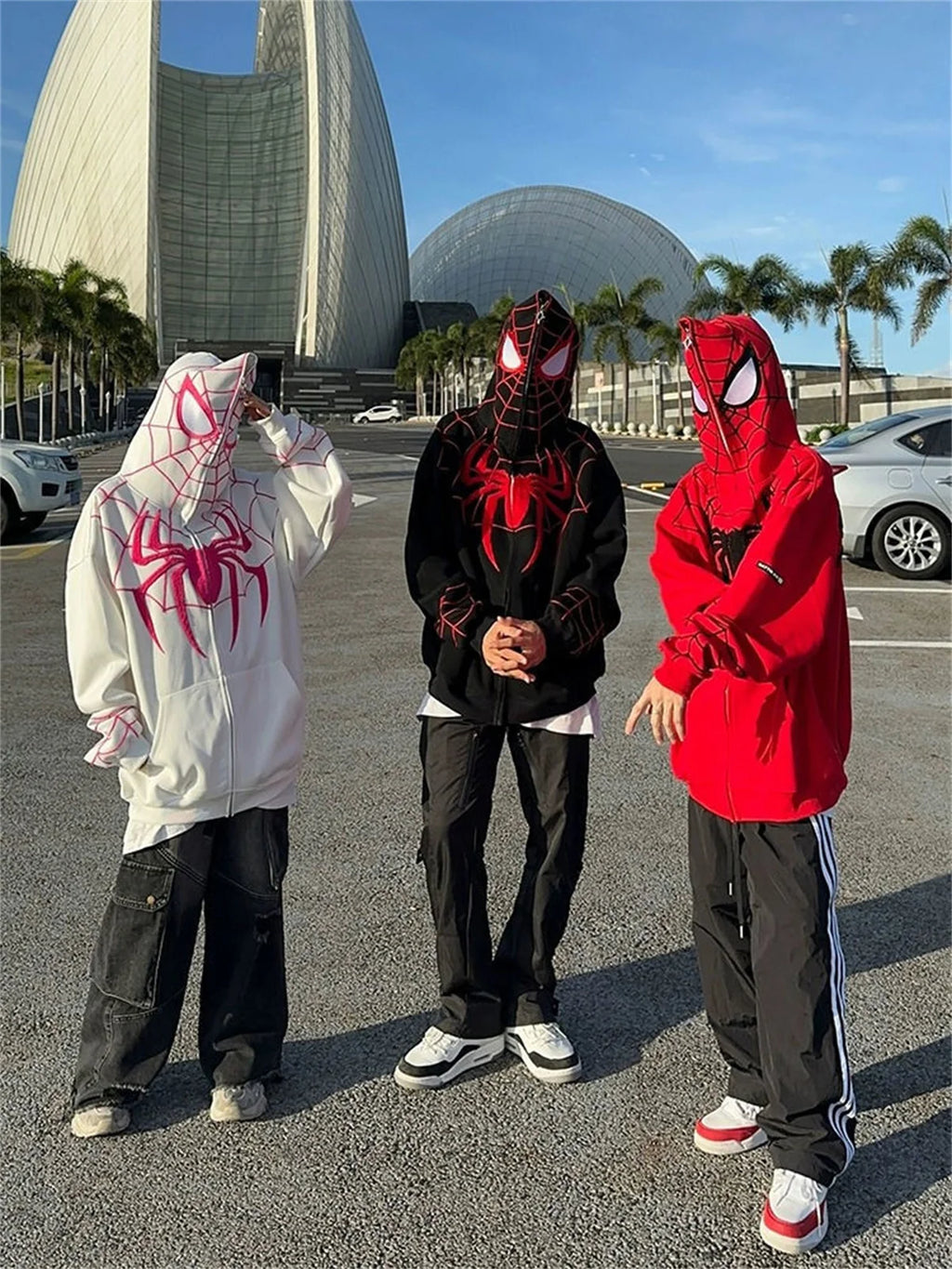 Streetwear Retro Hoodies Y2K Clothes Mens Womens